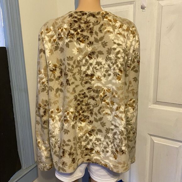 Basic Editions Multicolor Flannel Jacket Sweater Sz XL Soft Warm Cozy Button Up - Picture 8 of 8